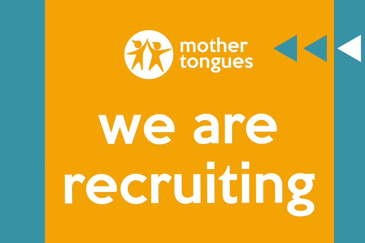 MotherTonguesIE's tweet image. Mother Tongues is looking for a Participation &amp;amp; Learning Coordinator to join our team on a part-time, freelance basis. Think you&apos;re the right fit? Find out more and apply here👇
mothertongues.ie/2025/09/08/par…
Share this widely!
#JobFairy #CommunityCoordinator #DublinJobs #MotherTongues