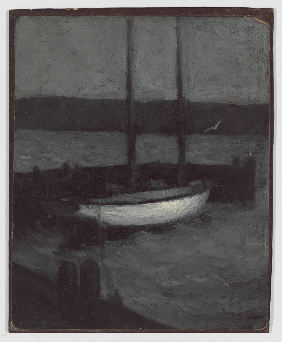 Sailboat at Dock - 1904 #artbots #hopper