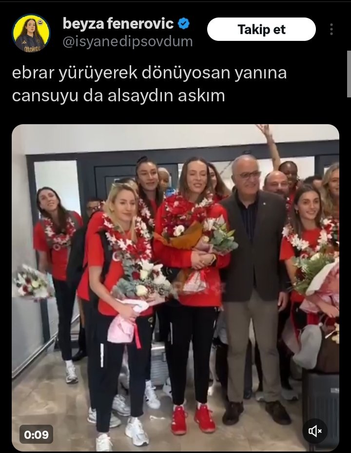 Melih gökçek fanı olan birinden voleybol tweet'i okumayı pek mantıklı bulmuyorum ya