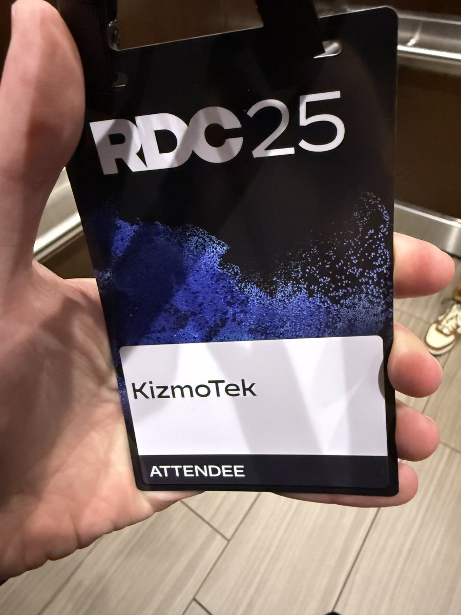 #RDC25 was fun, it was great to see everyone in person!