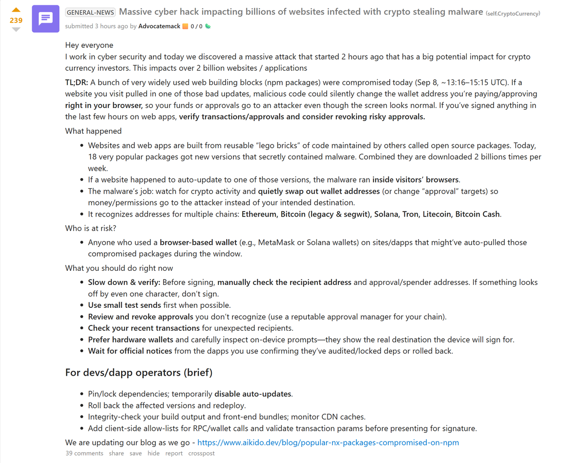 ColinTCrypto's tweet image. Read more about this exploit and how it works: