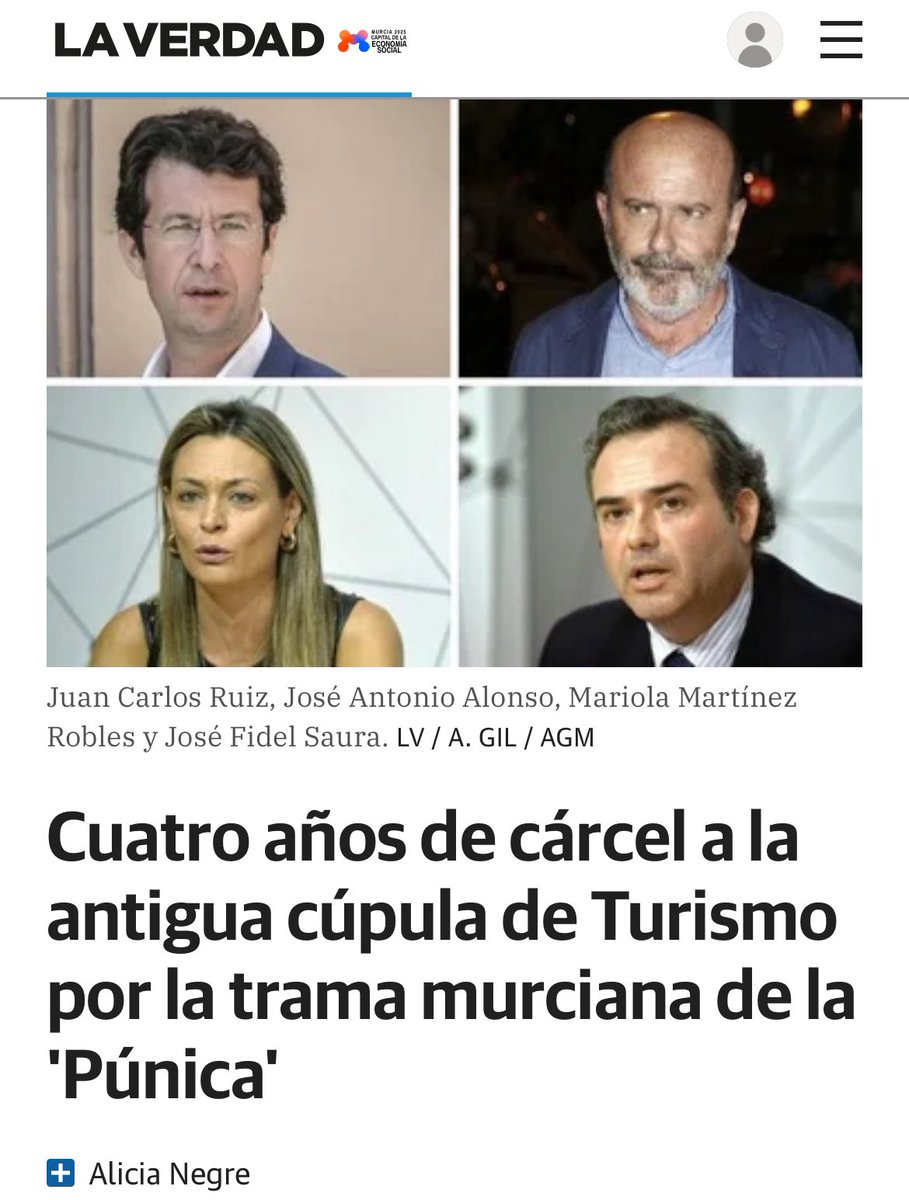 Fraude, cohecho, prevaricación. Hoy queda probado que la cúpula de la consejería de Turismo del PP desvió en 2015 dinero público a trabajos para mejorar su reputación personal.

Diez años ha tardado la “justicia” en condenar a estos corruptos. En diez años nos enteraremos, tal