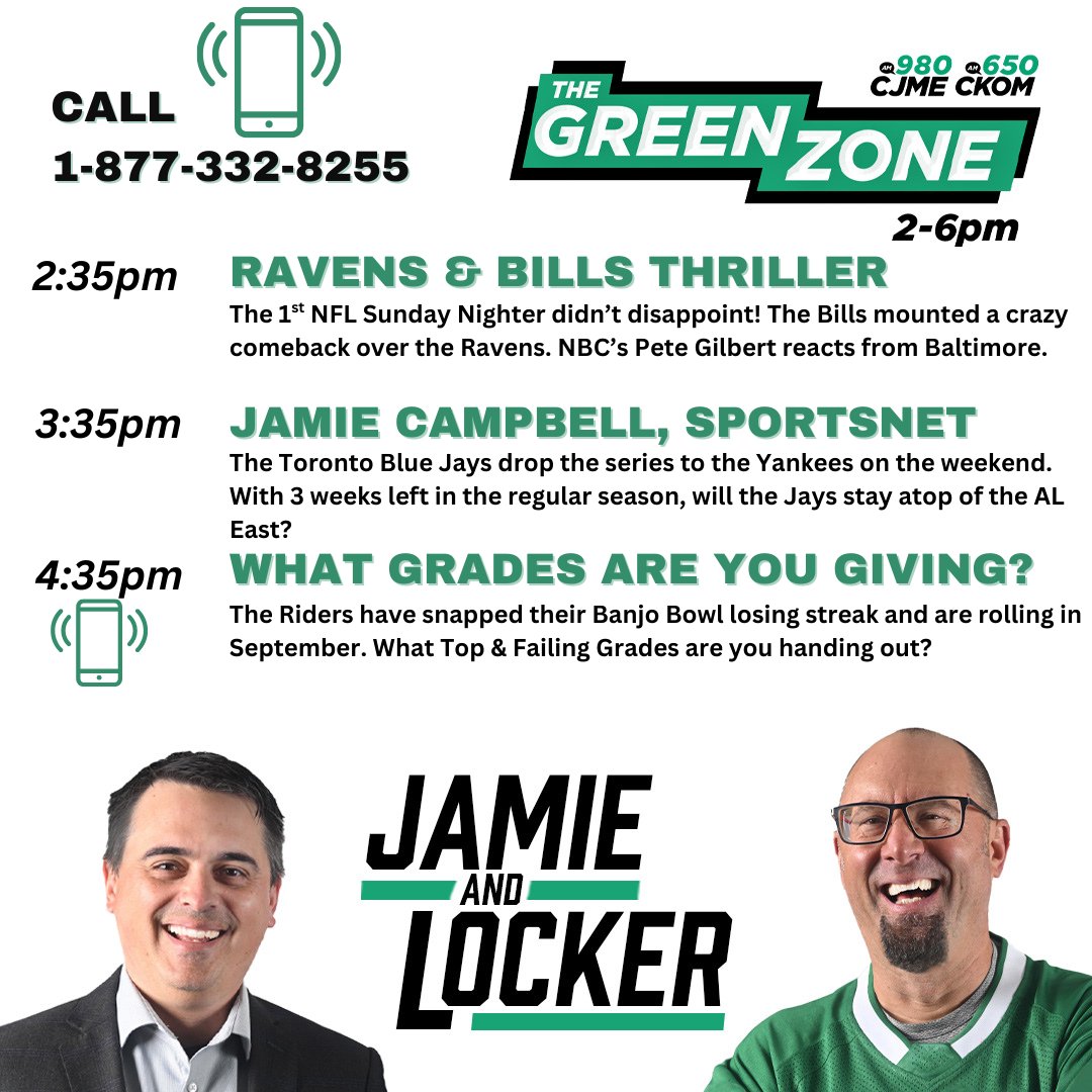 Jamie &amp; Locker give their Top &amp; Failing Grades from the Banjo Bowl. They also take you to Sunday School for their NFL grades!
Plus, we have a Blue Jays update for you with Sportsnet's <a href="/SNETCampbell/">Jamie Campbell</a> and we wrap up the Banjo Bowl with <a href="/bjizzle56/">Belton Johnson</a>