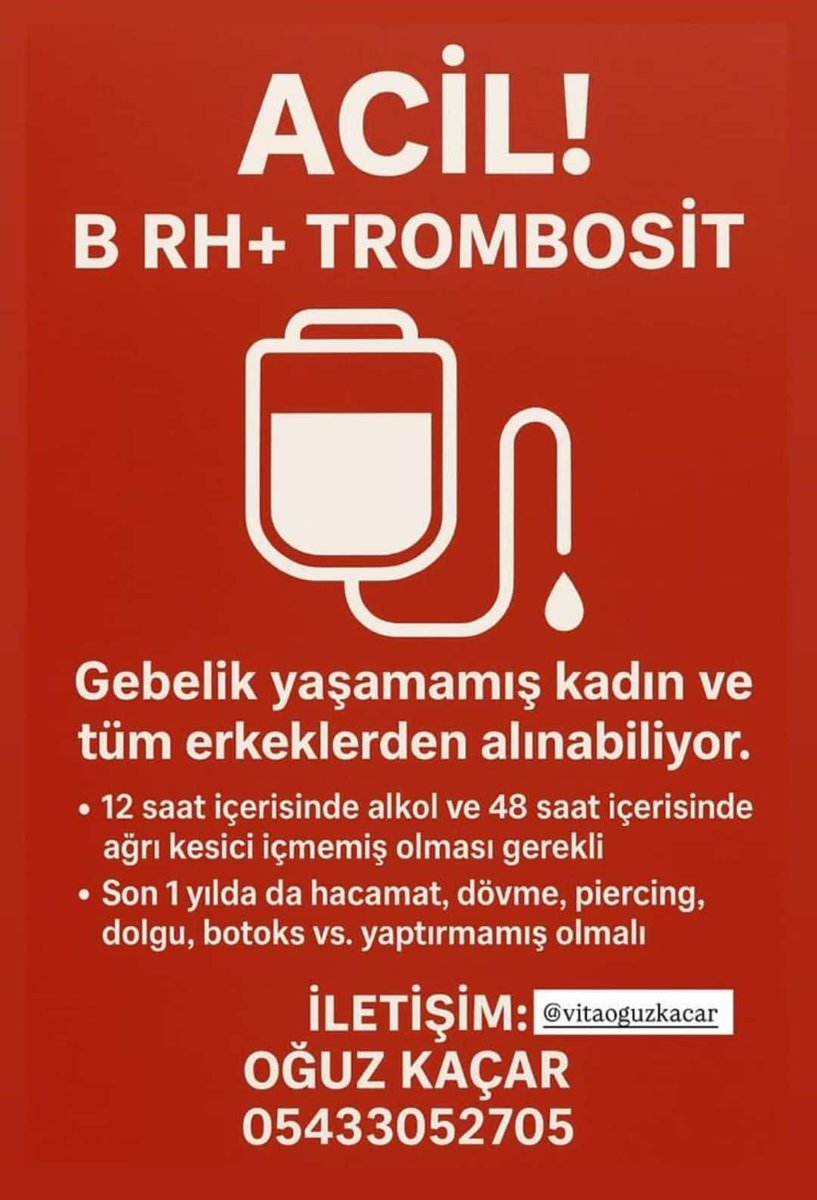 ARKADAŞLAR ÇOK ACİL!

ANKARA BİLKENT ŞEHİR HASTANESİNDE YATMAKTA OLAN HASTAMIZ İÇİN LÜTFEN YARDIMCI OLUN 🙏
ULAŞIM HİÇ SORUN DEĞİL HER TÜRLÜ YARDIMCI OLUNACAKTIR.
