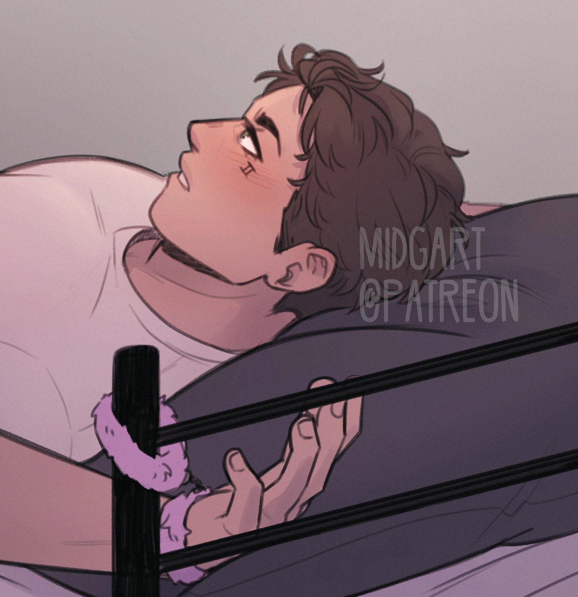 midgaardian's tweet photo. kandreil prompt was "Kevin can look but not touch" 🫣 #aftg #kandreil https://t.co/FroBwVZ87O