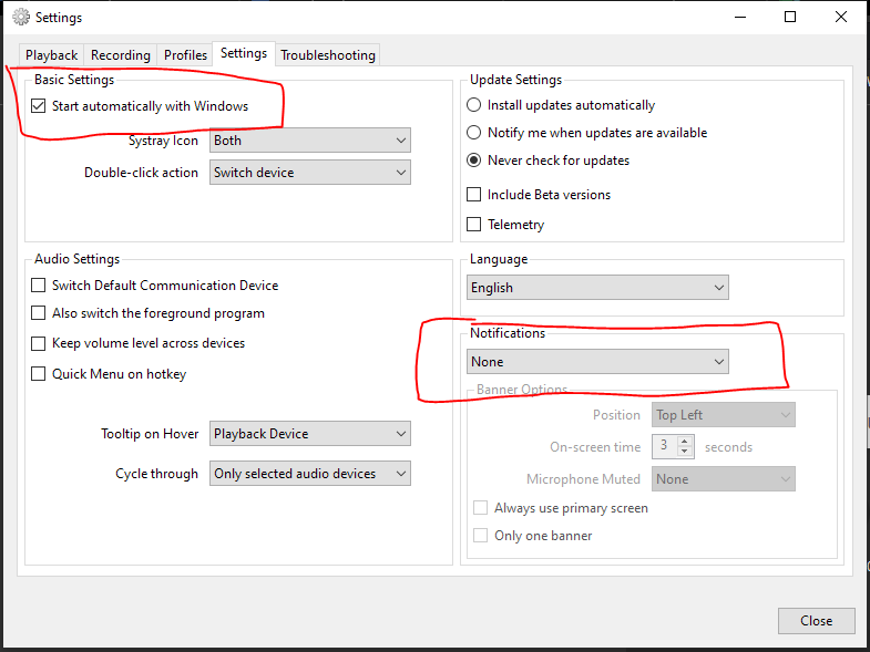 Fickle_Platypus's tweet image. Running @Play2XKO locals on PC? Hate having to deal with audio issues from plugging in controllers? Use this free, open source software. I want this to be the standard for offline. Takes 3 min to setup per system, but you'll never need to fix audio again.

soundswitch.aaflalo.me