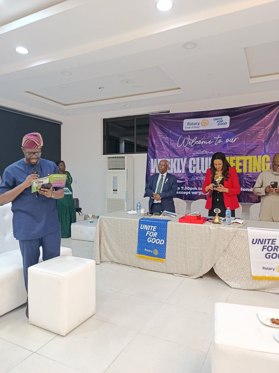 IkoyiRotary's tweet photo. Rotary club of Ikoyi fellowship!Always a delight with Rotarians.....
We meet on Mondays at Colonnades Hotel,Alfred Rewane Ikoyi
Time:7:30 pm
#Rotaryisgood
#peopleofaction https://t.co/Rz2bkiYcFA