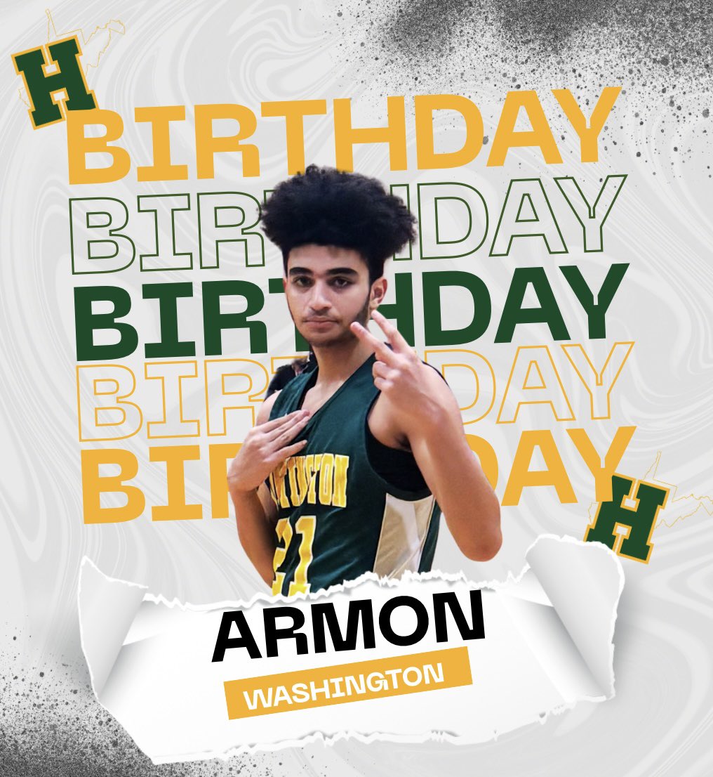 Help us wish our guy Armon Washington a very Happy Birthday!