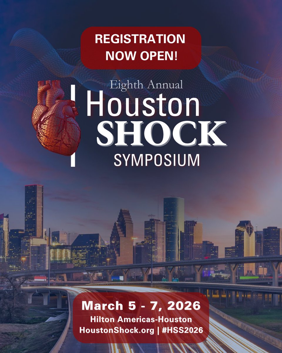Its time to register! Education is free and fun at #HSS2026! Come present your science and learn from the best this March at
 HoustonShock.org