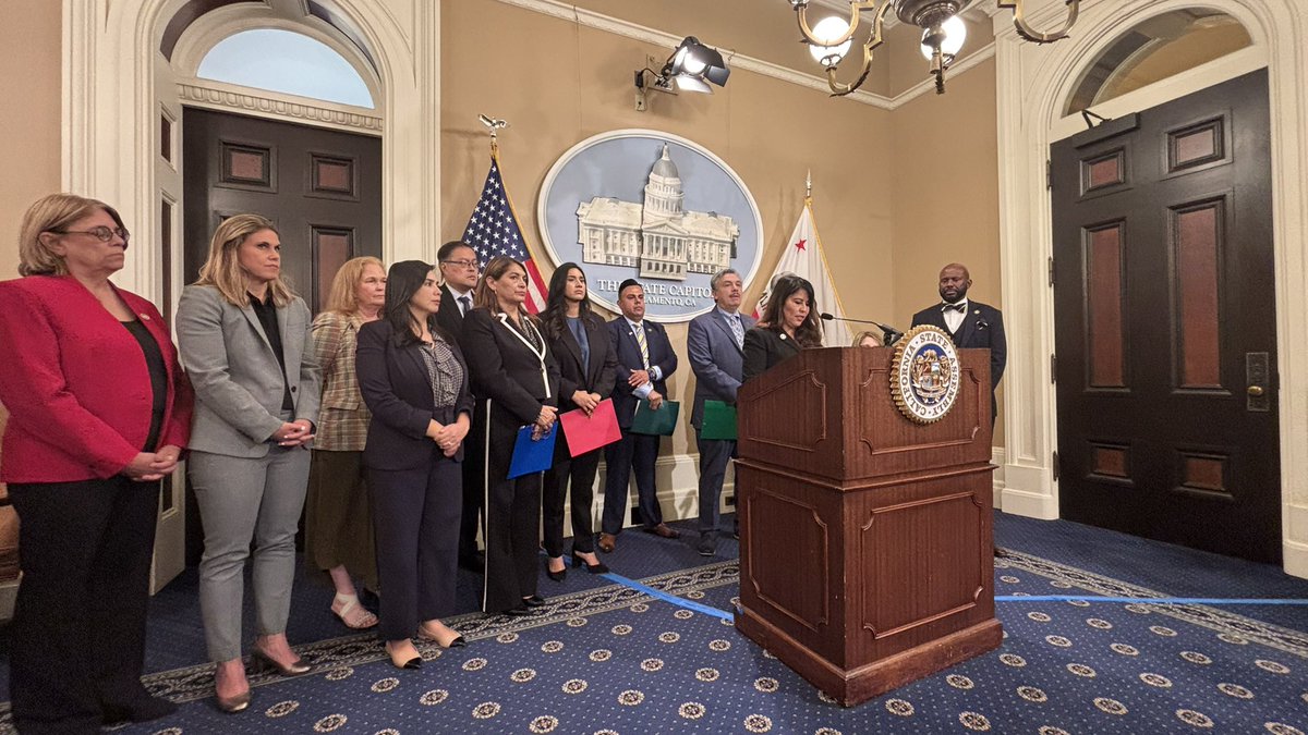 CALeg’s Dem Latino Caucus members, others are holding a press conference to condemn SCOTUS decision lifting restrictions on LA immigration raids. 

“The moments we feared are now solidified by the Supreme Court’s decision,” said State Senate Pro Tem-elect <a href="/MoniqueLimonCA/">Senator Monique Limón</a>