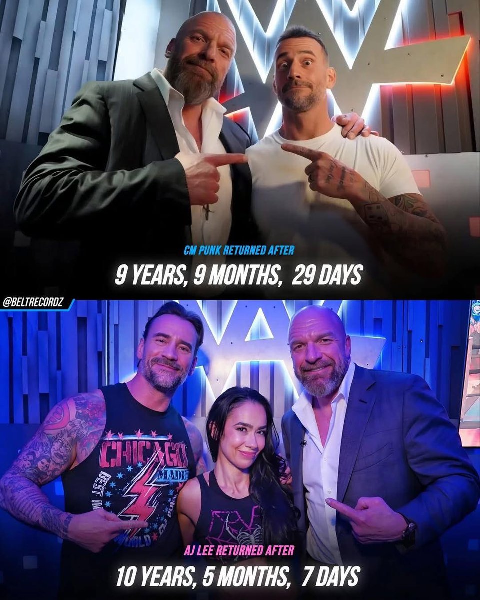 TeamCMPunk's tweet photo. Glad to see both of them back home. https://t.co/wN8Ca6pGQ3