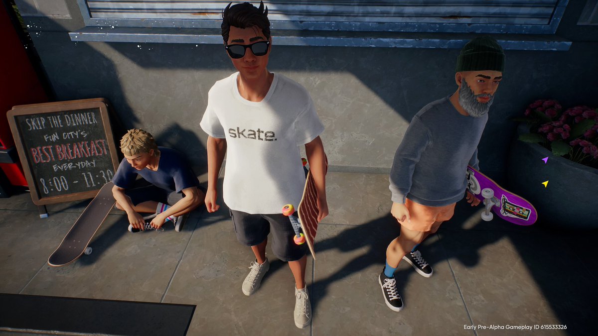 Don’t forget guys <a href="/skate/">skate.</a> launches in 1 weeks time and is ……..🗣️FREE TO PLAY 

You only risk potentially having a really fun time with your friends by playing this !!!!

#EASkate