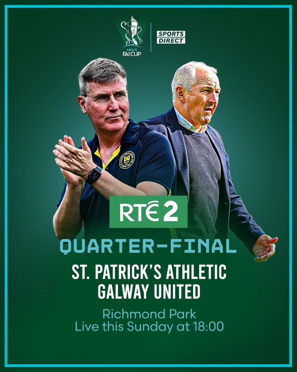 FAIreland (@faireland) on Twitter photo An old rivalry renewed in Inchicore this Sunday live on <a href="/RTEsport/">RTΓ Sport</a> with a Semi-Final place at stake.
Watch it on RTΓ2 and the RTΓ Player π An old rivalry renewed in Inchicore this Sunday live on <a href="/RTEsport/">RTΓ Sport</a> with a Semi-Final place at stake.
Watch it on RTΓ2 and the RTΓ Player π