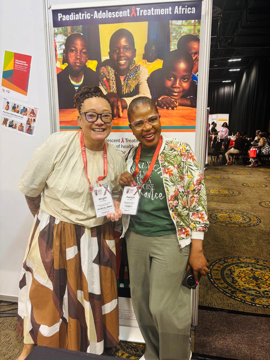 teampata's tweet photo. PATA at #SAAIDS2025 kickoff! Five days with leaders, health workers &amp; researchers to find better ways to end AIDS in South Africa. PATA is proud to be part of this event—come visit us at our booth! #EndAIDSinChildren #EliminateVerticalTransmission https://t.co/7HSYH0g6RZ