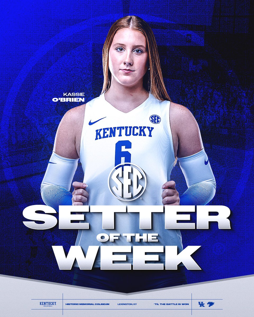 💥🏆 SEC SETTER OF THE WEEK! 🏆💥

⭐ Kassie O'Brien

<a href="/KassieRO6/">~Kassie~</a> x #WeAreUK