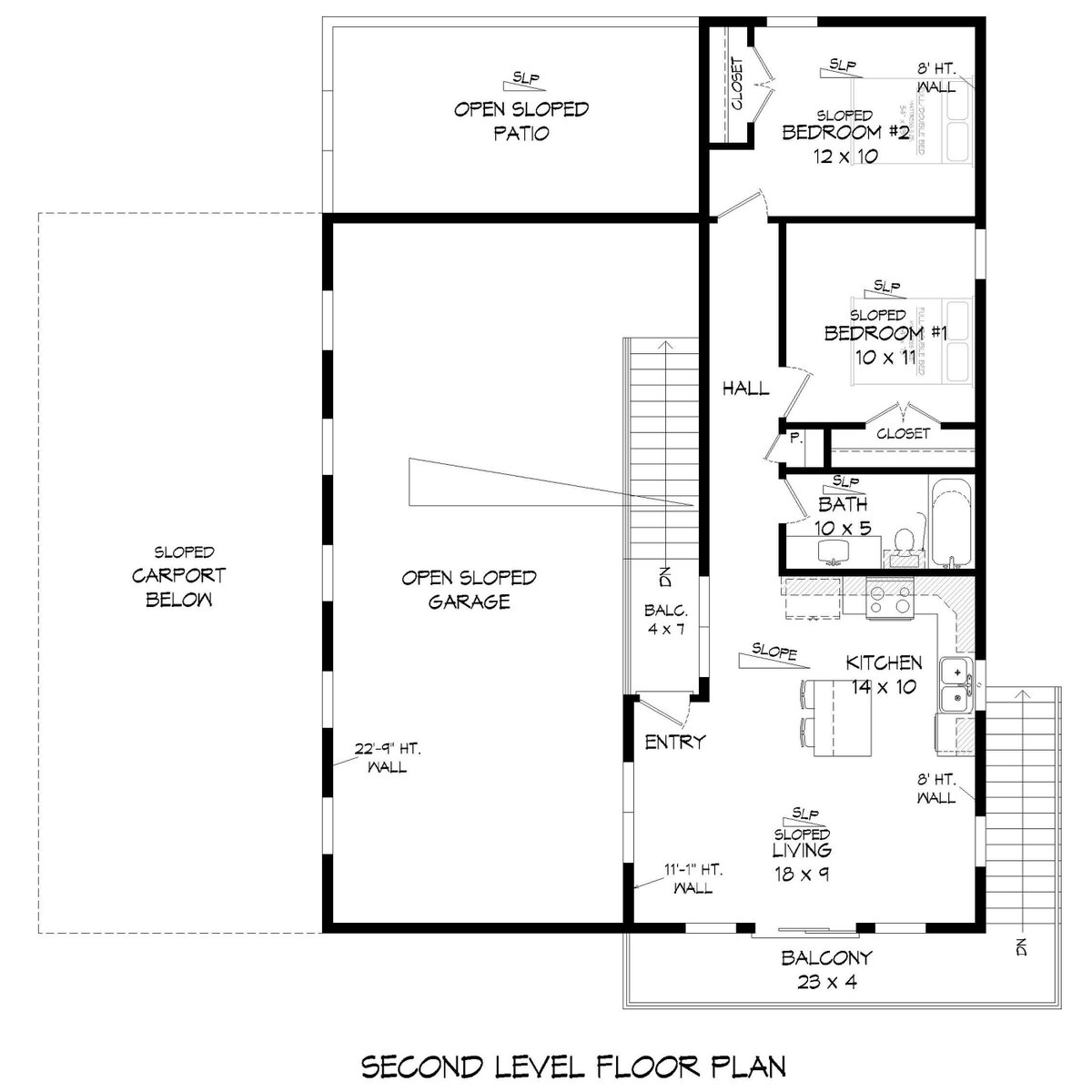 LegacyHomePlans's tweet image. Meet the Sky Ranch RV-G-ADU plan! 🏡 784 sq. ft., 2 beds, 1 bath, vaulted living + balcony ✨ Garage with RV storage &amp;amp; carport below 🚐

#ADUDesign #HousePlans #DreamHome #SkyRanch