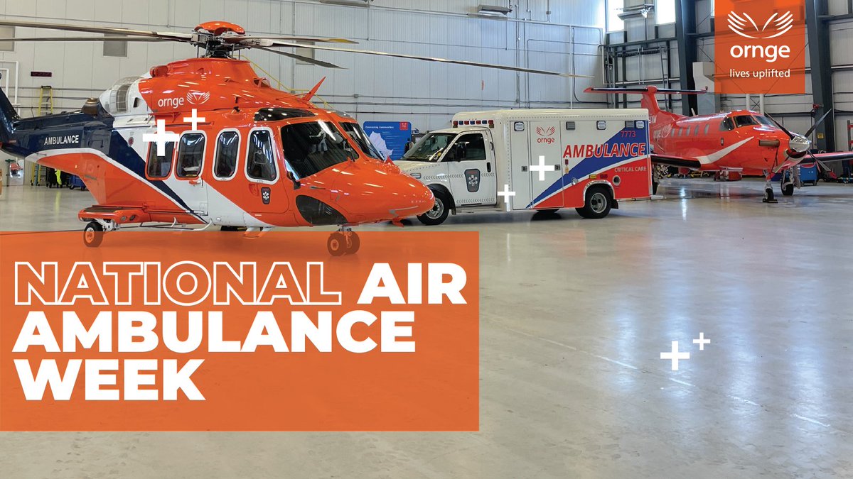 It's #AirAmbulanceWeek! This week raises awareness of the lifesaving work carried out by air ambulances across the country. We'd like to express our appreciation to everyone who makes our mission possible from paramedics, pilots, AMEs, OCC &amp; office staff.

ornge.ca/news-articles/…