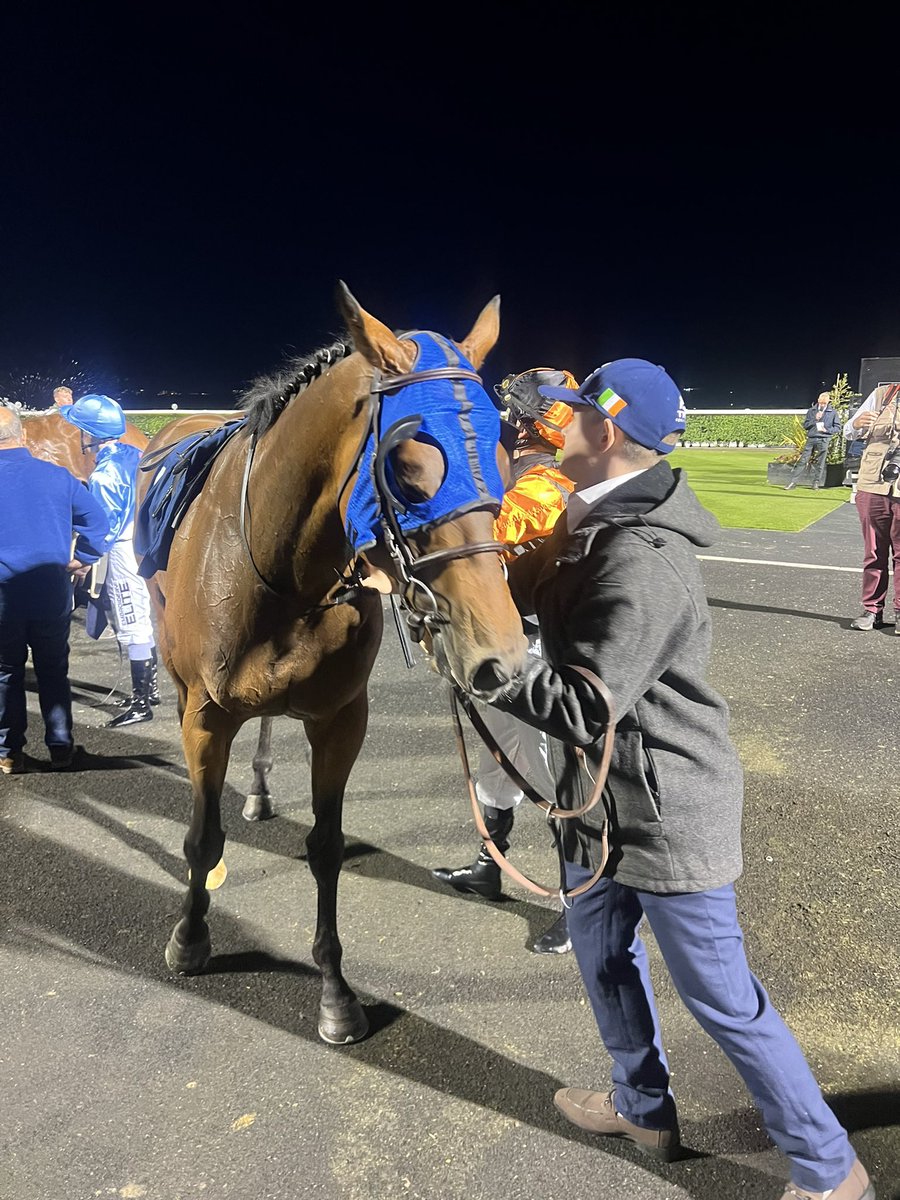 carvillshill's tweet photo. Left Kildare at 4am this morning. At the end of a very long day in Newcastle bonny Alhather finally delivered. Thanks to the genius Danny Murphy, to John Jacobs for travelling him over and to Oisin McSweeney for a perfect ride https://t.co/zqr0mP4Lgj