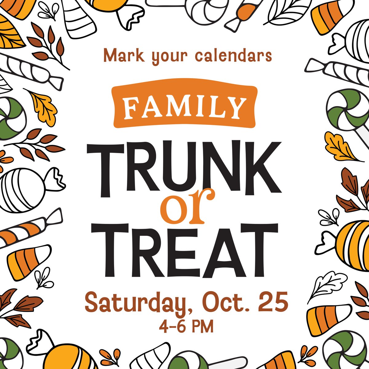 DiscoverHGBC's tweet photo. 📅 Saturday, October 25 is our Family Trunk-or-Treat!

This is such a fun event to be part of — and a great way to connect with our community!

🚙 Decorate your trunk
📋 Serve as an event volunteer (check-in, parking, greeter)
🫶 Invite a friend

Our hope is to create a welcoming space, engage with our neighbors, and plant seeds of the good news of Jesus.

👉 HGBC Members, sign up to volunteer at https://t.co/v1HzPWOg5Q