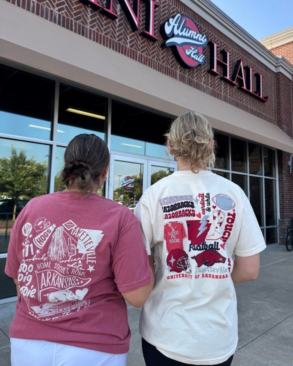 New week, NEW Comfort Colors tees 🤩
alumnihall.com/arkansas-razor…