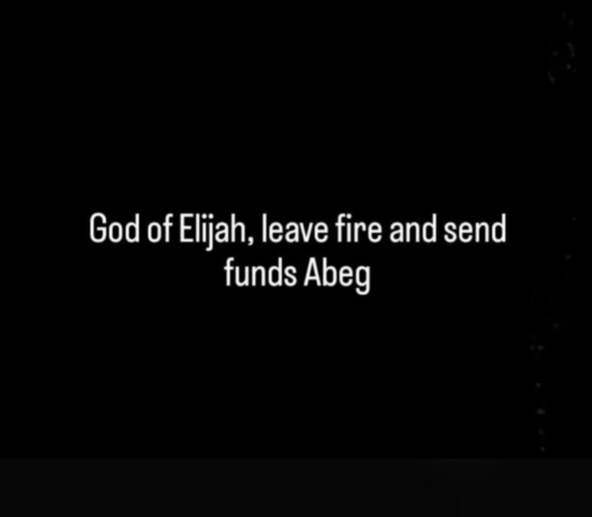 moe4dem's tweet image. Help me beg God of Elijah 😭