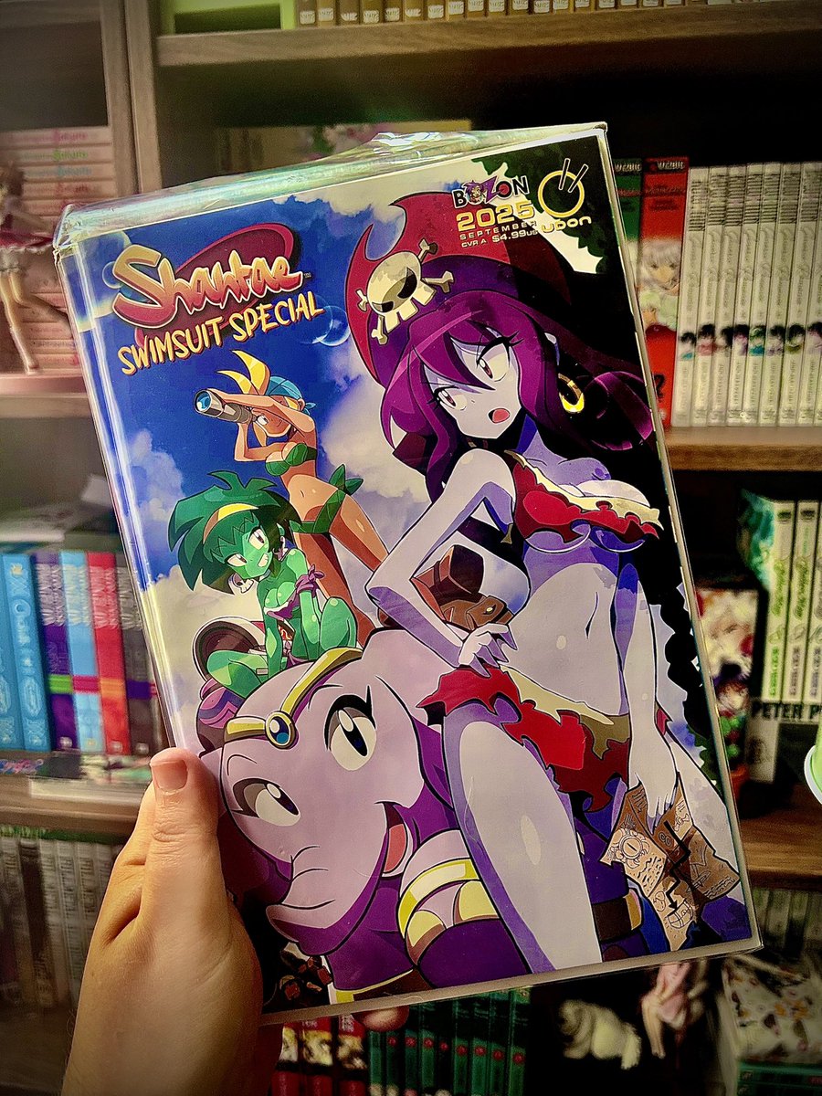 duchessweaves's tweet image. Found an absolute grail at @TravellingManUK the other day! 

Shantae. Swimsuit. Edition

I bought two copies, one for me and one to do a giveaway, the ones that know me know I’m a big fan of my half genie and everything @WayForward do with regards to her, this made my week!