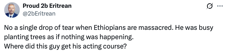 ጓል ገበያ (@alema_kidus) on Twitter photo <a href="/hawelti/">Yemane G. Meskel 🇪🇷</a> I agree with <a href="/2bEritrean/">Proud 2b Eritrean</a>, the #Ethiopia| guy’s tears are selective. Oops—#Eritrea Isaias once told us ኣይከሰርናን, right after dancing with this dude. <a href="/hawelti/">Yemane G. Meskel 🇪🇷</a> I agree with <a href="/2bEritrean/">Proud 2b Eritrean</a>, the #Ethiopia| guy’s tears are selective. Oops—#Eritrea Isaias once told us ኣይከሰርናን, right after dancing with this dude.