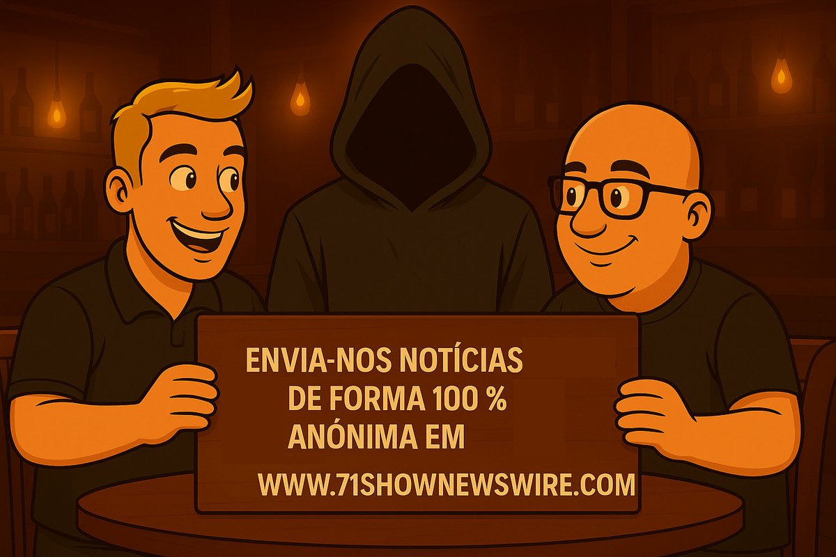 Tens uma noticia quentinha, um salta pocinhas ou um manager cheio de falsas promessas, um leak sobre um novo projeto? Envia-nos de forma 100% anónima. O nosso repórter de serviço será revelado já no próximo programa, esta sexta feira !

71shownewswire.com