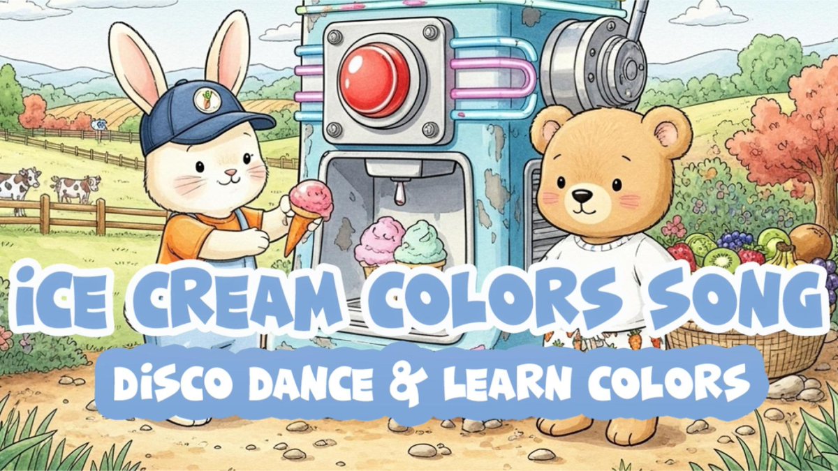 bunnyominisodes's tweet image. Minisode 5: Ice Cream Colors Song 🍦🌈
🐰 BunnyO and little bear Chandler make rainbow ice cream — red, orange, yellow, green, blue, indigo, violet!
👉 Premieres Fri 9/12, 9:00a

#BunnyO #IceCreamColorsSong #LearnColors