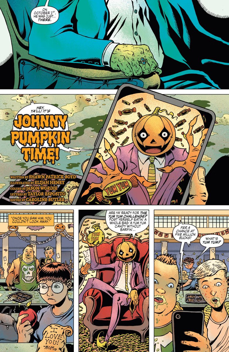 TheComicAwakens's tweet photo. BOOM! Studios nos comparte el preview de Hello Halloween #1, su nueva antología de terror que saldrá a la venta el 22 de octubre.
#HelloHalloween #Halloween #Horror #Cómics #BOOMStudios https://t.co/W4ILumvWId