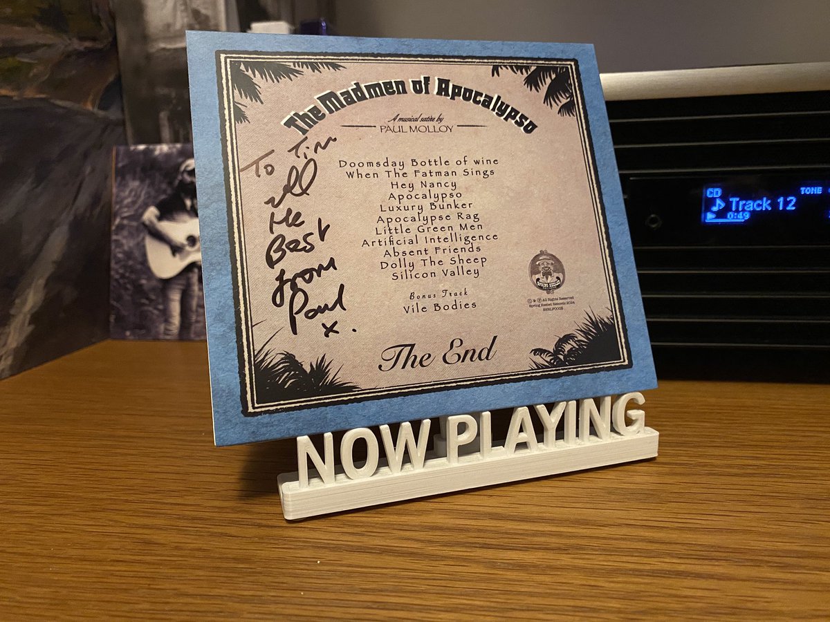 TimSmith2021's tweet image. Check out the brilliant 'Vile Bodies' by @paul__molloy , now available to stream or as a bonus track on CD of the wondrous ‘The Madmen of Apocalypso’…