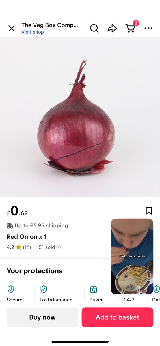 what’s wrong babe? you’ve hardly eat your tiktok shop red onion?