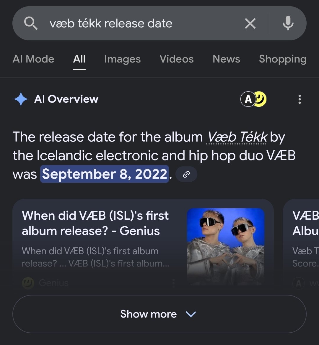 3 years ago today, the queen was reincarnated as VÆB's debut album!