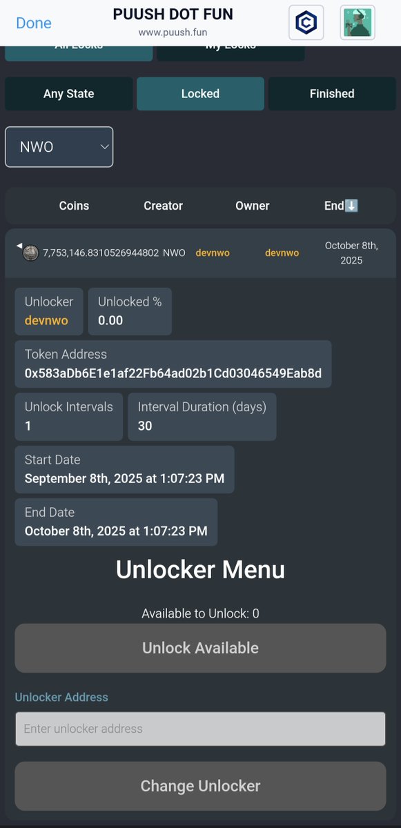 NWOneworldorder's tweet image. First $NWO Lock Done ✅
.
.
.
A Group Of People Who Designed To Make World
Changes
.
.
.
Official and Only Way to Purchase
 
puush.fun/coin/0x583aDb6…
.
.
.
New World Order CRO
.
.
.
#CroFam #FFTB #NWO #MCGA #CRO212