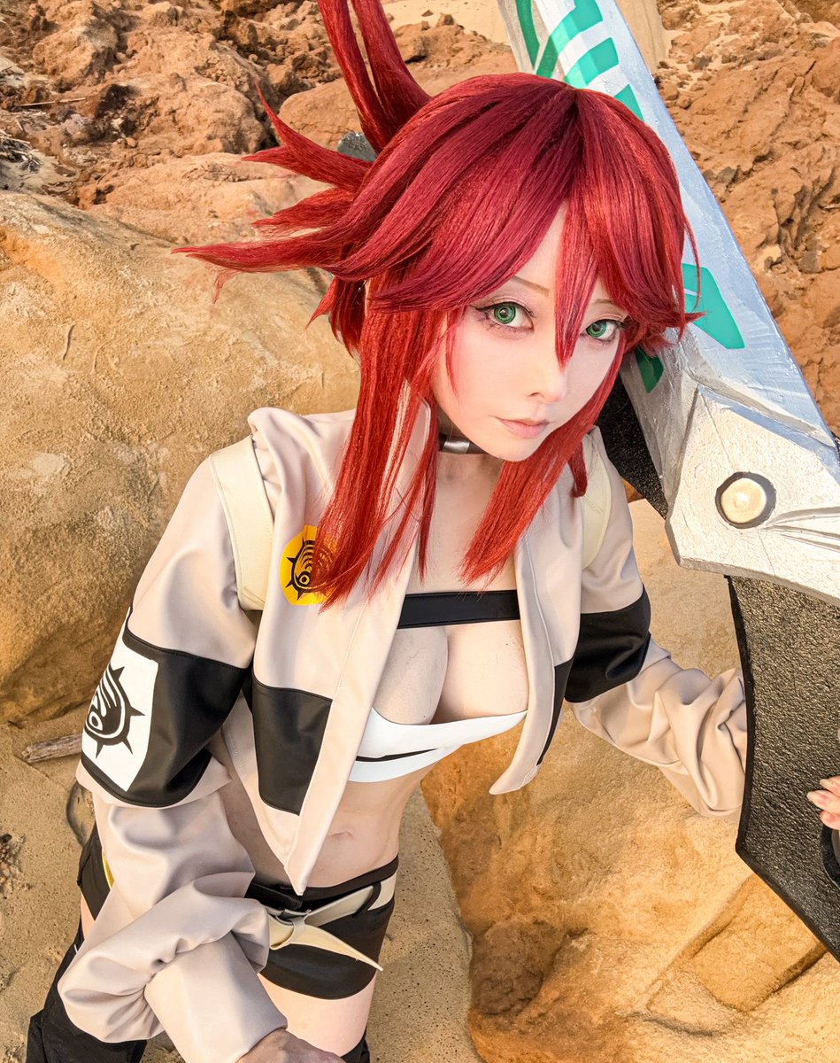 昨日は念願の併せ！ ガチアクタのリヨウでした！ I did a cosplay of