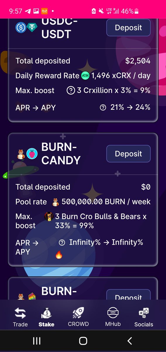We are pleased to announce $CANDY has officially been White listed on <a href="/crodexapp/">Crodex | AMM / DeFi / NFT Ecosystem on Cronos</a> 
We have also created a $BURN  / $CANDY LP Farm.
This Farm will last 2 years. 

<a href="/BoredCandyCity/">Bored Candy City: Mobile Web3 Play2Earn Games</a> <a href="/BurnCronos/">Burncro.com</a> @Burn_T_cronos <a href="/1BurnPhoenix/">BurnPhoenix</a> <a href="/Bravete9/">Mikel</a> <a href="/BULL_BurnCro/">$BULL News</a> <a href="/RedmoreBri63935/">Brian Redmore</a> <a href="/BEAR_BurnCro/">$BEAR News</a>