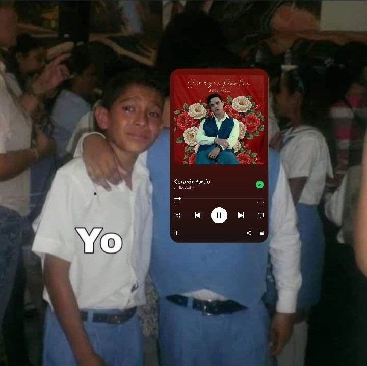 Yo: no me duele // También yo con Julio Ávila a todo volumen 🥲
