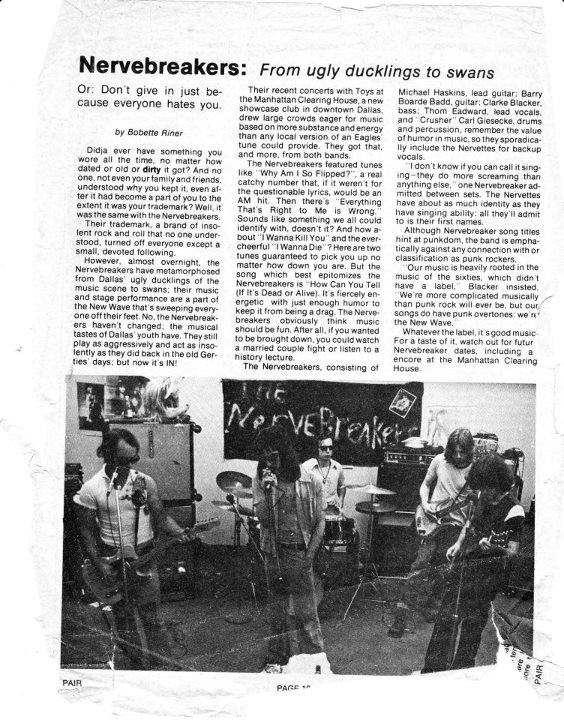 THE NERVEBREAKERS: From ugly ducklings to swans
PAIR Magazine/ Bobette Riner
"Barry Boarde Badd on guitar!!!"
tumblr.com/t-tex-edwards/…