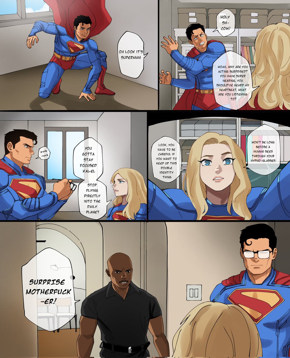 Superman caught in 4k