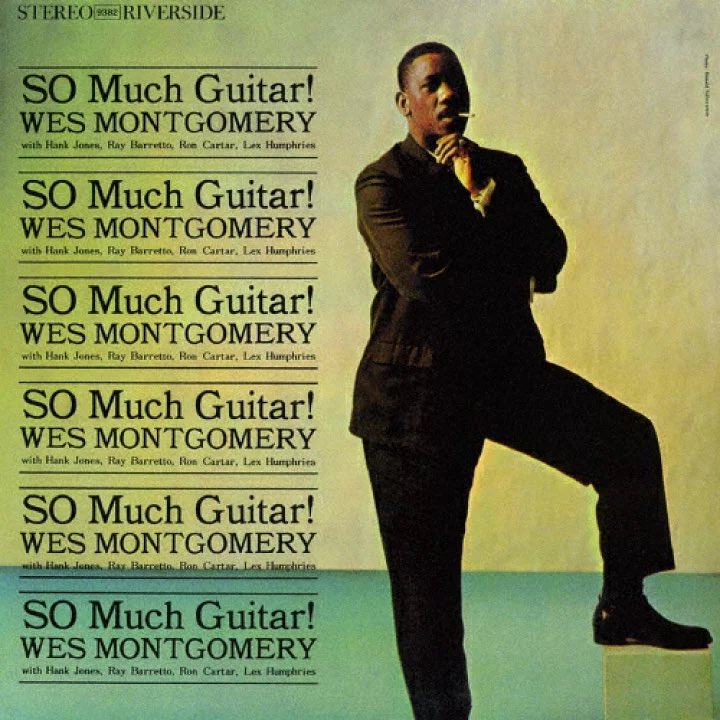 Joseph_ND_2005's tweet photo. 今日の1枚(907) #WesMontgomery
#SoMuchGuitar
perが入ると軽快な音になります
編成はQuintet
bはロンとpはハンク兄
drの #LexHumphries なんて #DonaldByrd だけでなく #SunRa でも叩いてたらしいが実はトレーン #GiantSteps のアウトテイクでも演ってますね
ジャケ画像はイキってる割には微妙w https://t.co/MmM51t3ofn