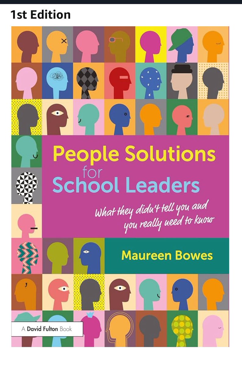 Maureen has been my coach for the 8 years I have been a head. She helps me focus on solutions, supports my well being and has picked me up out of the depths of despair at times. I am really looking forward to reading this as I know it will be full of supportive and useful advice.