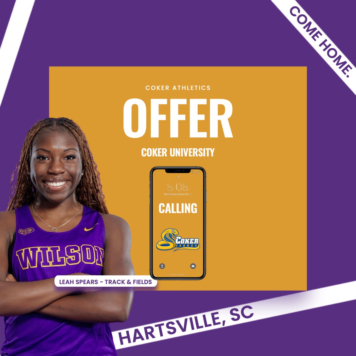 Congratulations to our seniors Zoey Miller and Leah Spears on receiving an offer.  We are beyond proud of you both! 

#WeAreWilson