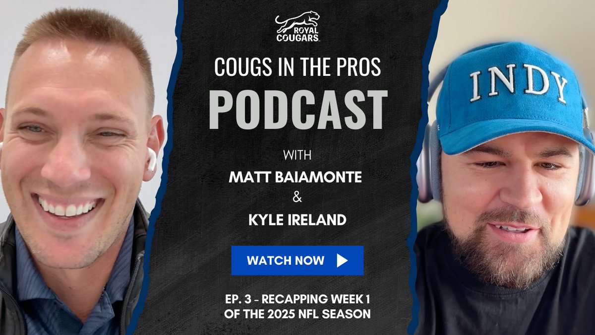 Royal Cougars (@royalcougs) on Twitter photo The #NFL season is officially here!
In Ep. 3, <a href="/baiamontematt/">Matthew Baiamonte</a> and <a href="/kyleireland/">Kyle Ireland</a> recap Week 1 for the #CougsinthePros and look ahead to next week.
📺 YouTube: youtube.com/watch?v=4BD1di…
#BYU #GoCougs #BYUFOOTBALL #BYUNFL The #NFL season is officially here!
In Ep. 3, <a href="/baiamontematt/">Matthew Baiamonte</a> and <a href="/kyleireland/">Kyle Ireland</a> recap Week 1 for the #CougsinthePros and look ahead to next week.
📺 YouTube: youtube.com/watch?v=4BD1di…
#BYU #GoCougs #BYUFOOTBALL #BYUNFL