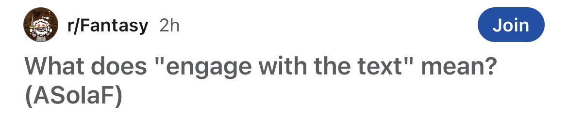 smartest asoiaf fan: