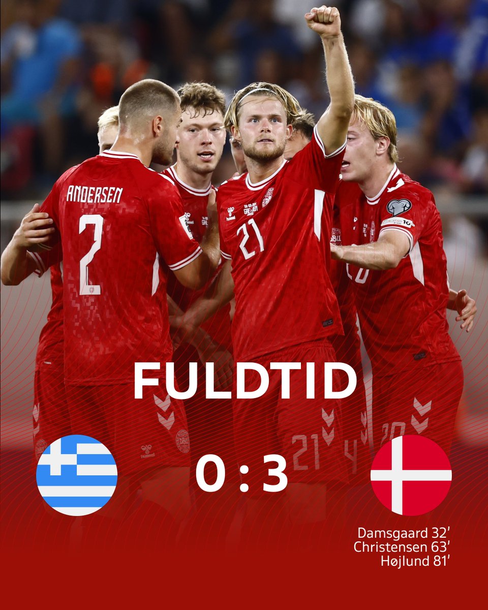 Fodboldlandsholdene 🇩🇰 tweet media