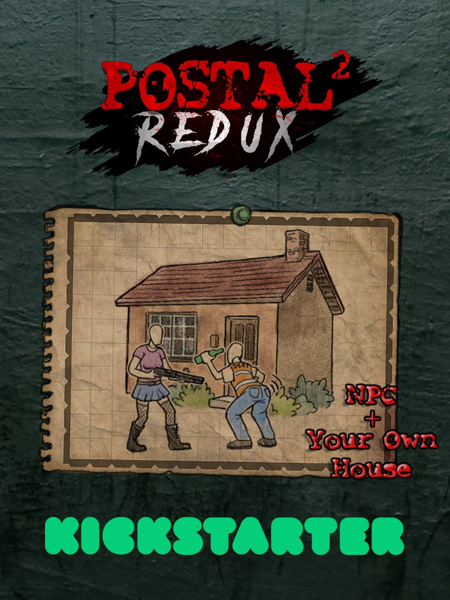 POSTAL2redux's tweet image. 🏠 Ever wanted to live in Paradise? Now’s your chance.
But hurry! Only a few NPC + House spots exist: kickstarter.com/projects/posta…