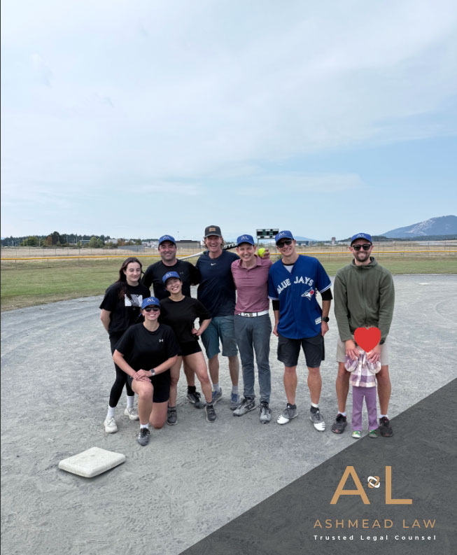 Proudly playing under our own name this year, Ashmead Law took home the bronze in its debut at the annual softball tournament! <a href="/UVicLawLib/">UVic Law Library</a>  <a href="/LeagueLawyers/">League of Lawyers</a>  #ashmeadlaw #victoriabarassociation #victorialawyers