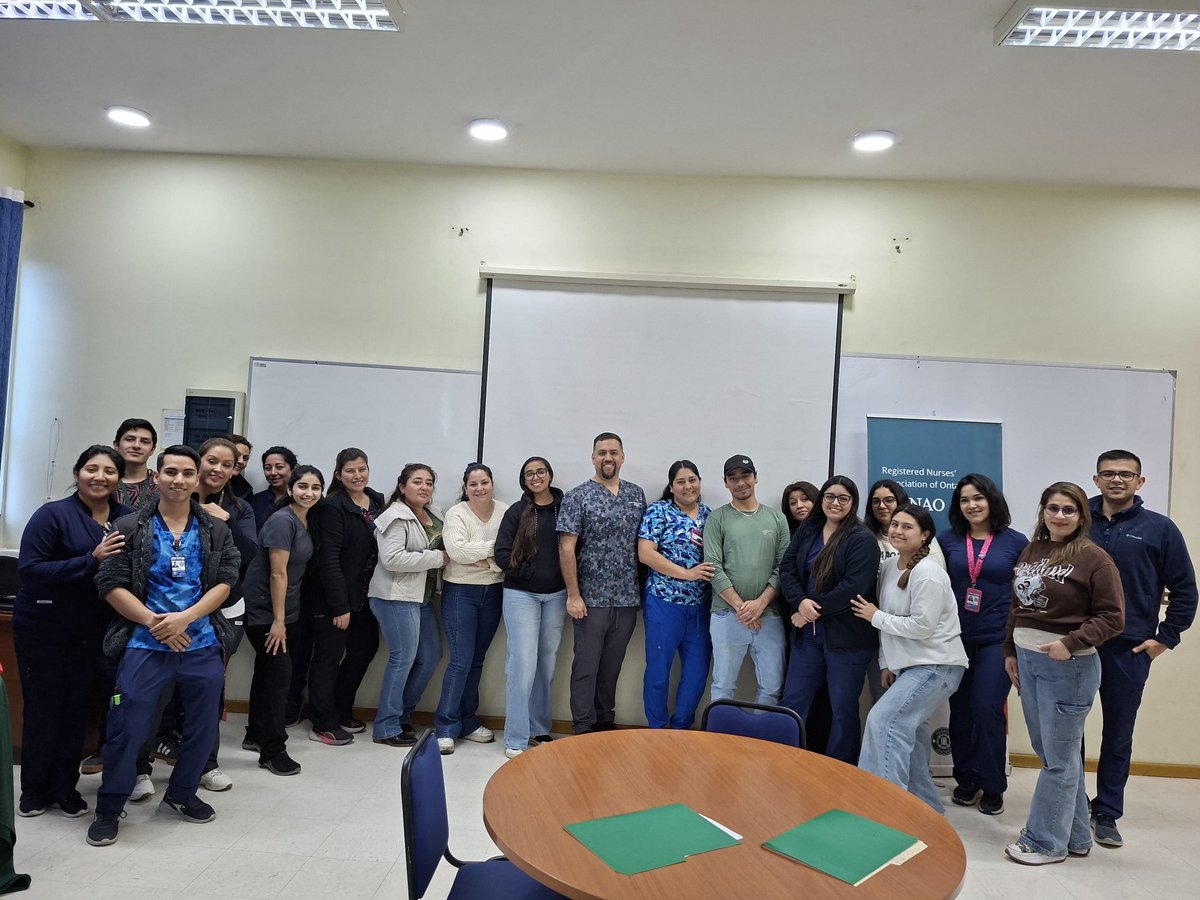 #BPSO <a href="/Hospitaliquique/">Hospital de Iquique</a> ¡Seguimos avanzando en seguridad del paciente!
Todo un éxito el Curso de Prevención de Caídas en el marco del Programa BPSO, fortaleciendo el cuidado centrado en la persona y la familia.
 <a href="/DorisGrinspun/">Dr. Doris Grinspun 🇨🇦 RN, PhD, FAAN, O.ONT</a> 
<a href="/rpintornao/">@RaulPintoRNAO</a> 
<a href="/TiarePavez/">Tiare Pavez Hurtado</a>