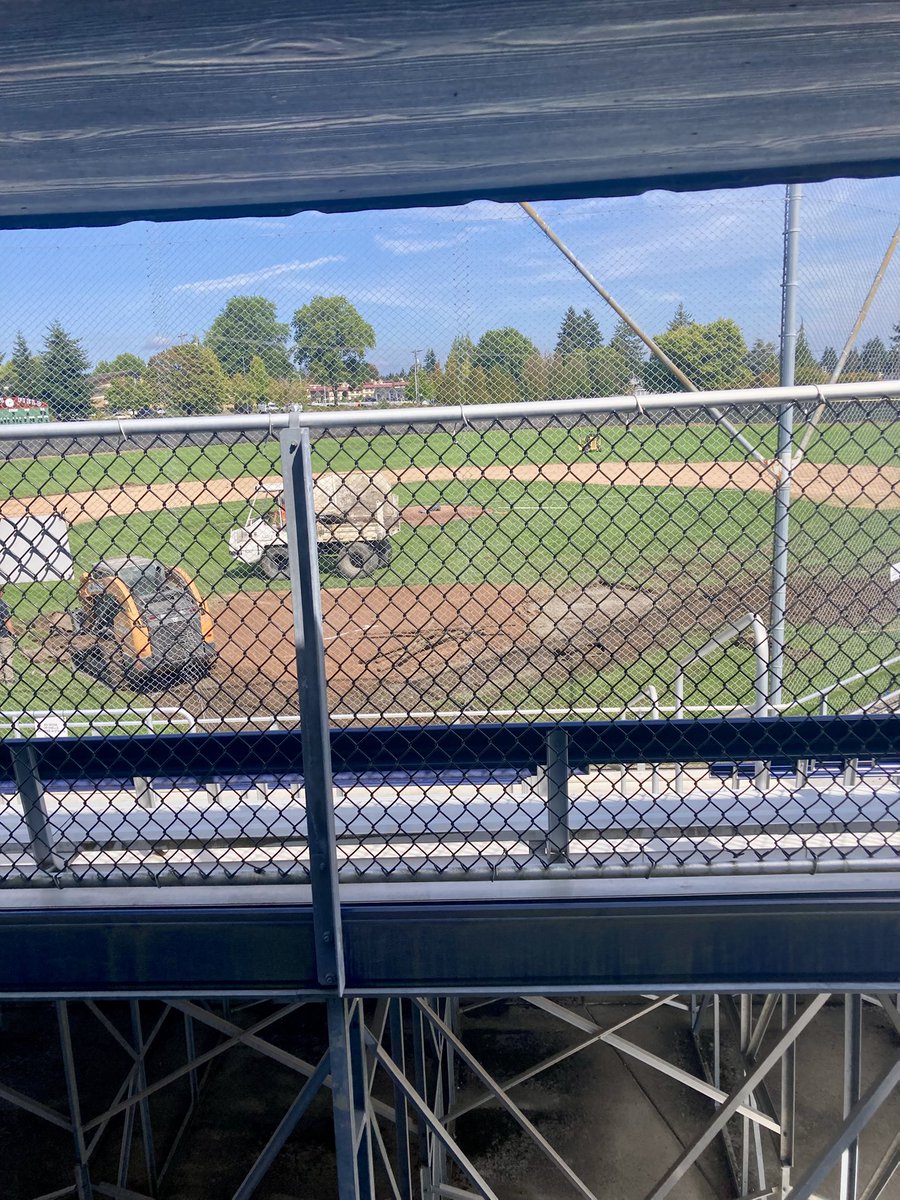 Big day here at Minnitti field. #RollTitans