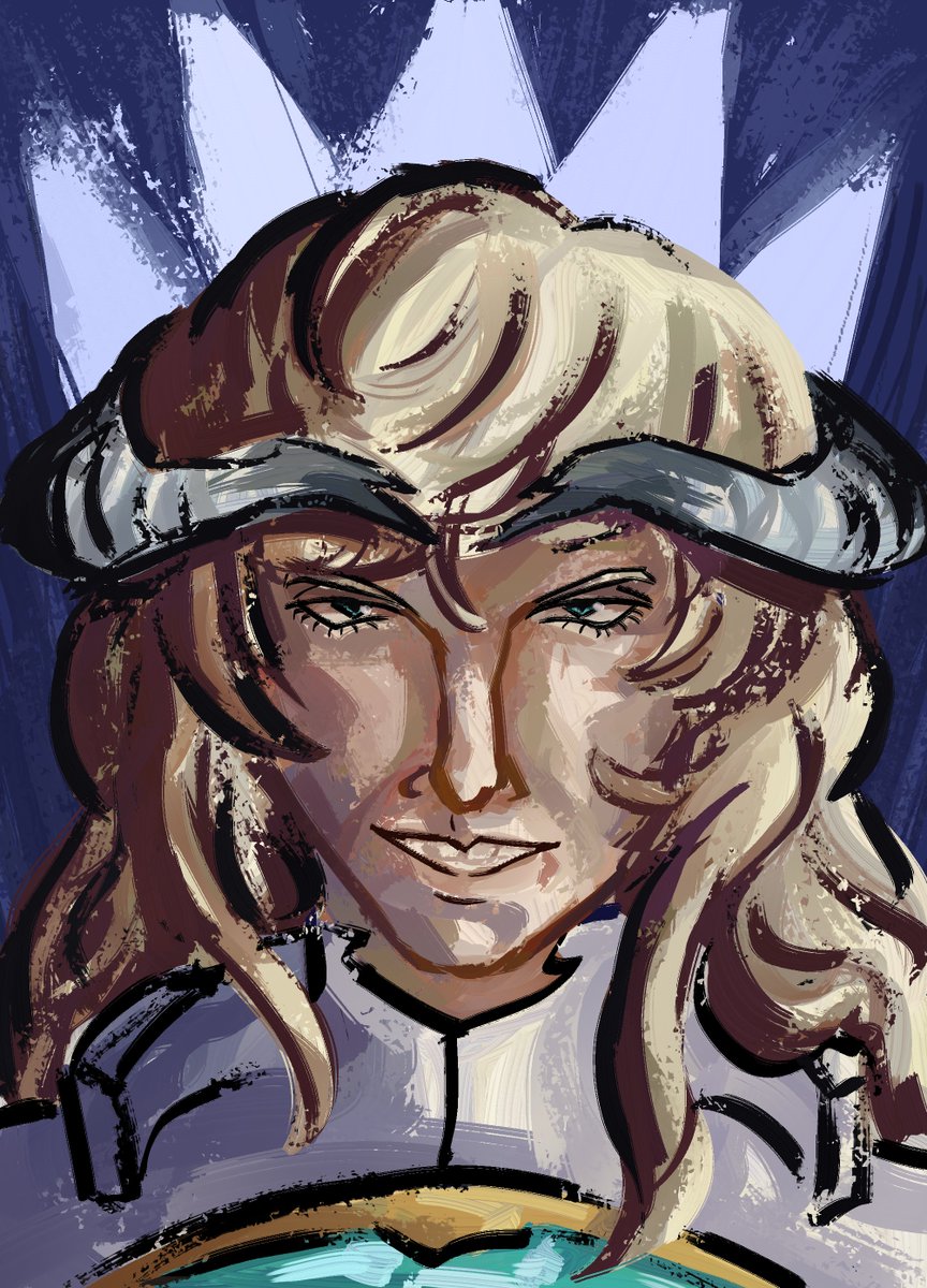 attempted a disco elysium style portrait of louis